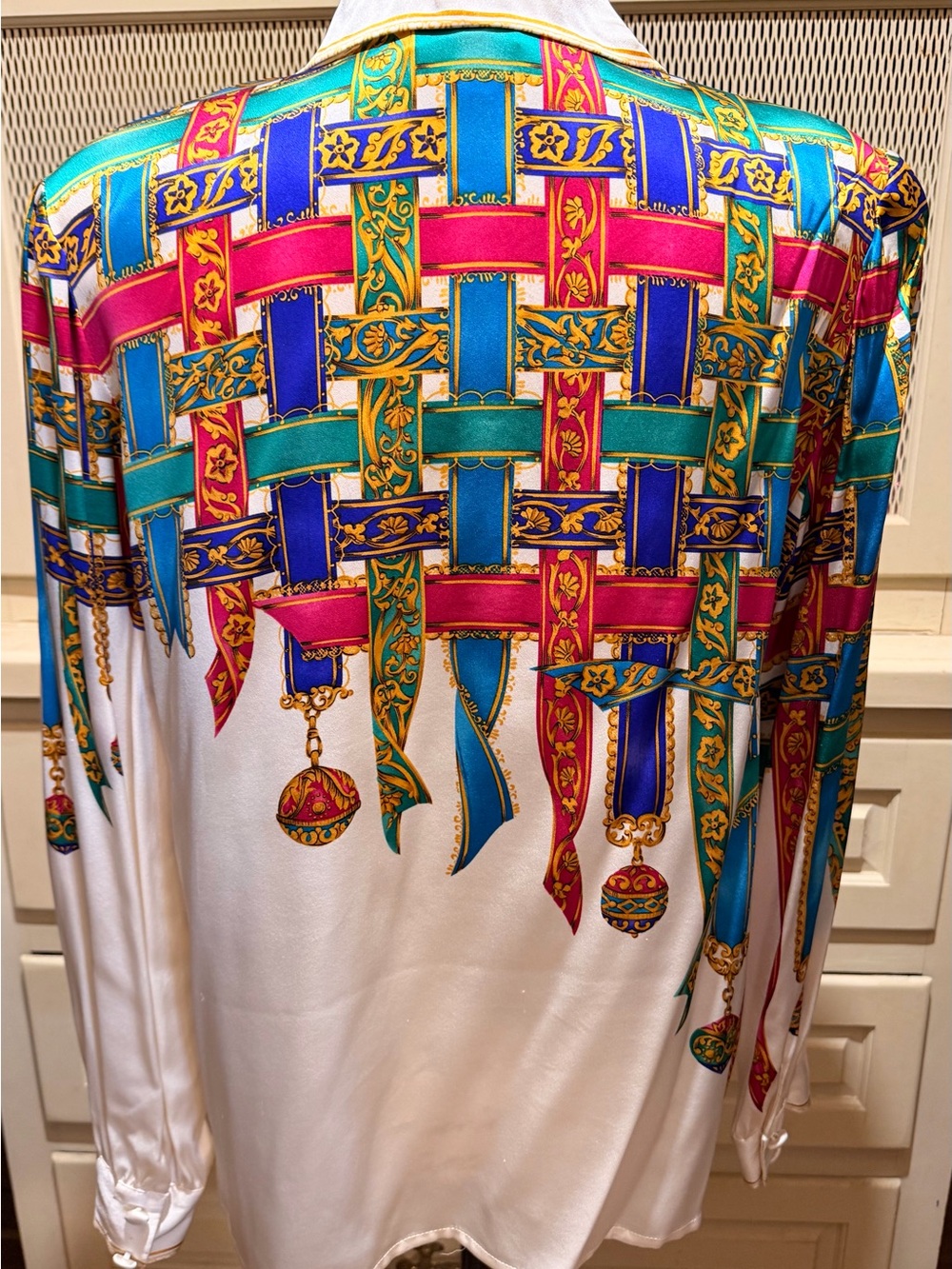 NWT Adrianna Papell 100% Hand-Loomed Silk Blouse - Picture 3 of 6